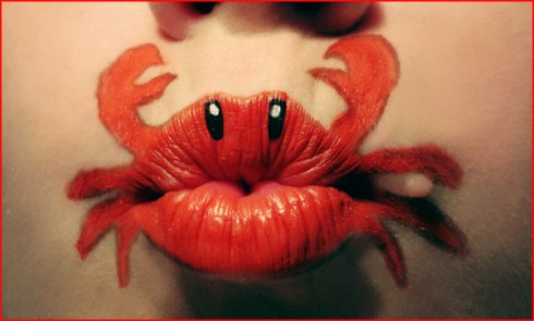 makijaz inspirowany natura 4 makijaż krab