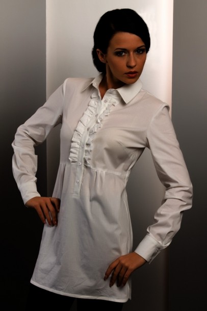 Every Nature białe sukienki bluzki