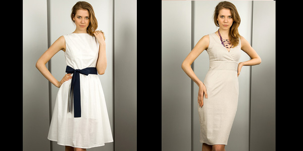 Every Nature białe sukienki bluzki