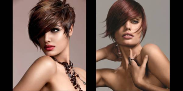 Fryzury z zagęszczoną grzywką