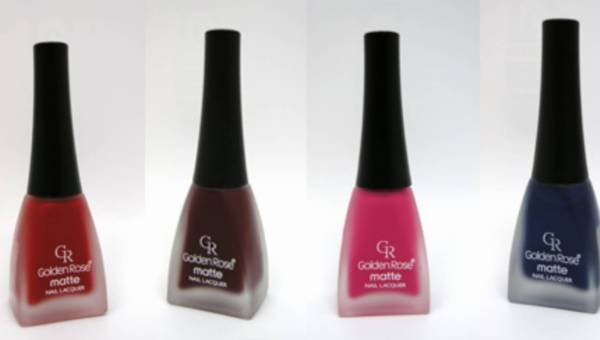Golden Rose MATTE & MATTE VELVET NAIL LACQUER – lakiery do paznokci