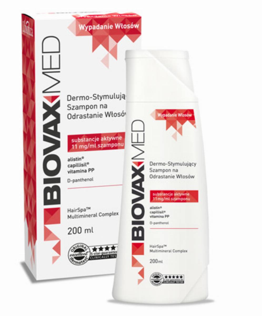 wypadanie_szampon biovax Dermo-Stymulujący Szampon na Odrastanie Włosów