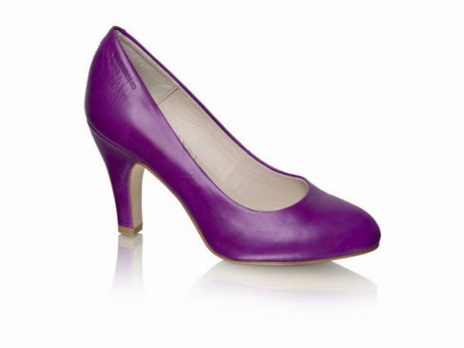 Туфли темно фиолетовые