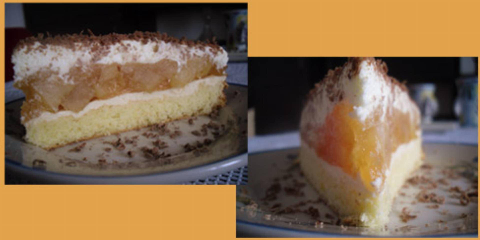  jabłecznik z bitą śmietaną