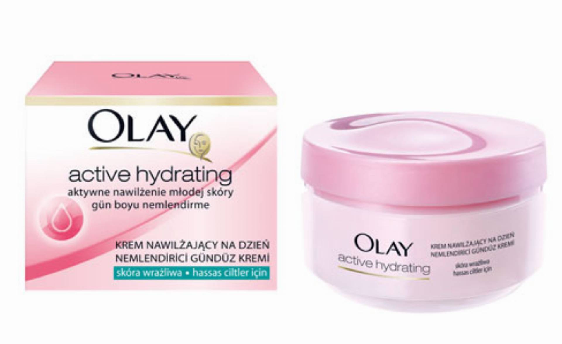 OLAY Active Hydrating Krem na dzien dla cery wrazliwej OLAY Active Hydrating Krem na dzien dla cery wrazliwej