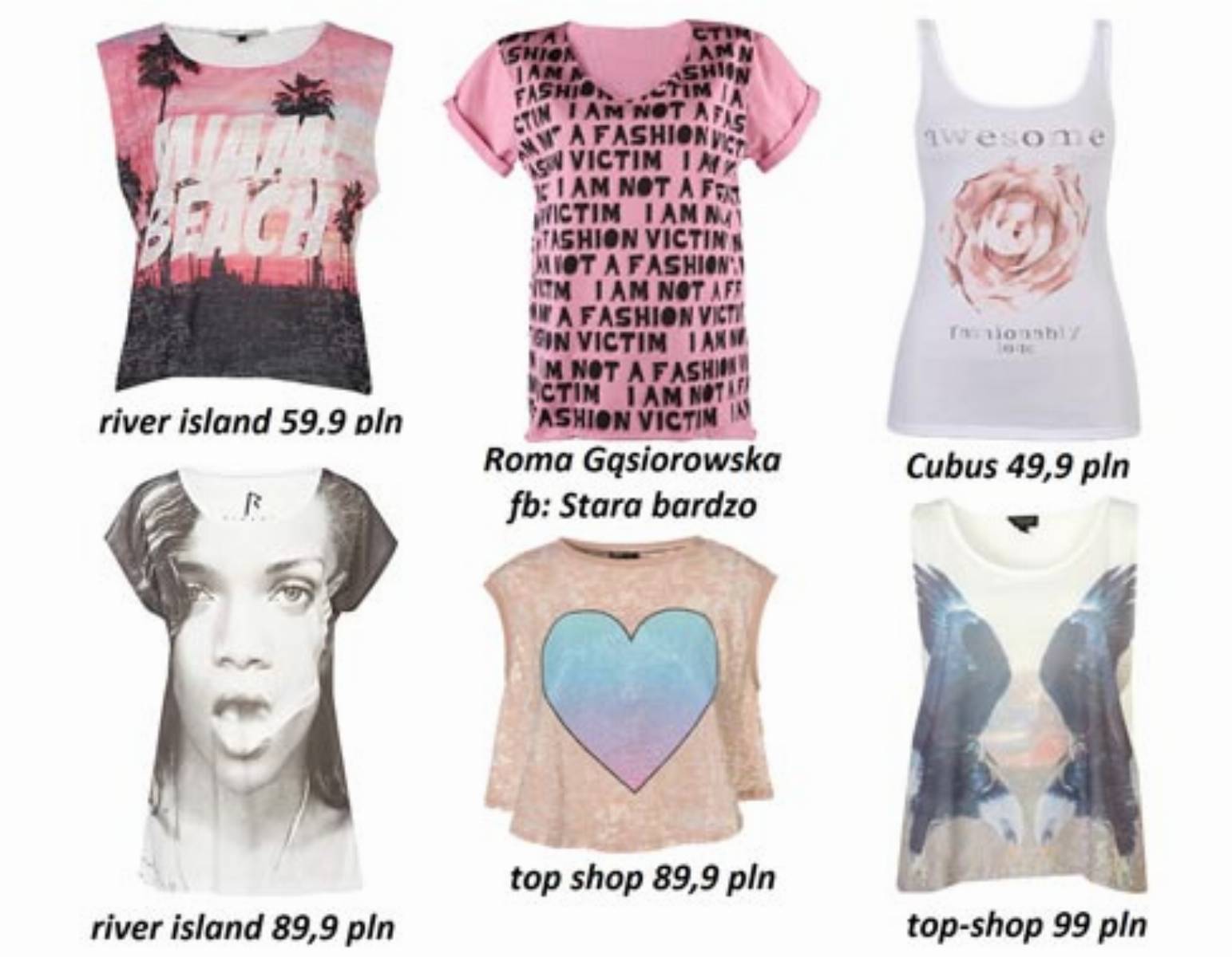 Koszulki z nadrukami (3) Koszulki z nadrukami