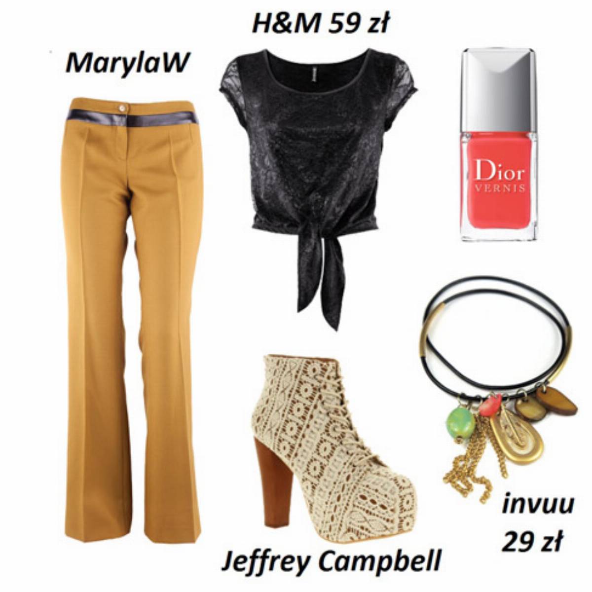 zestaw_3 spodnie z wysokim stanem, moda wiosna lato 2012, moda trendy modne spodnie 2012