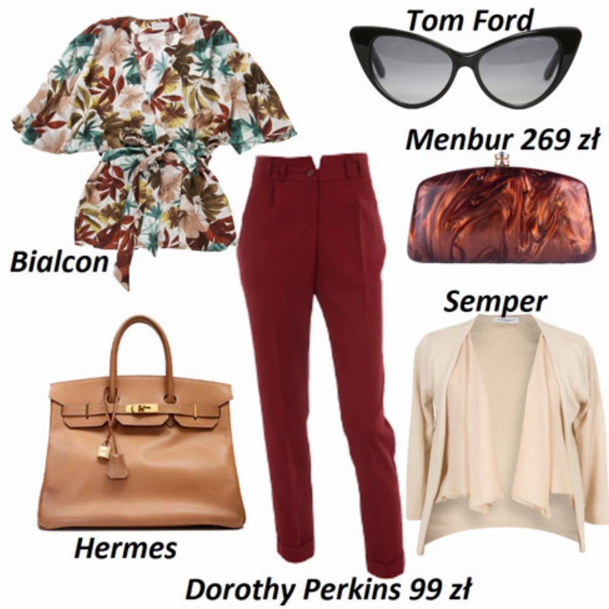 zestaw_4 spodnie z wysokim stanem, moda wiosna lato 2012, moda trendy modne spodnie 2012