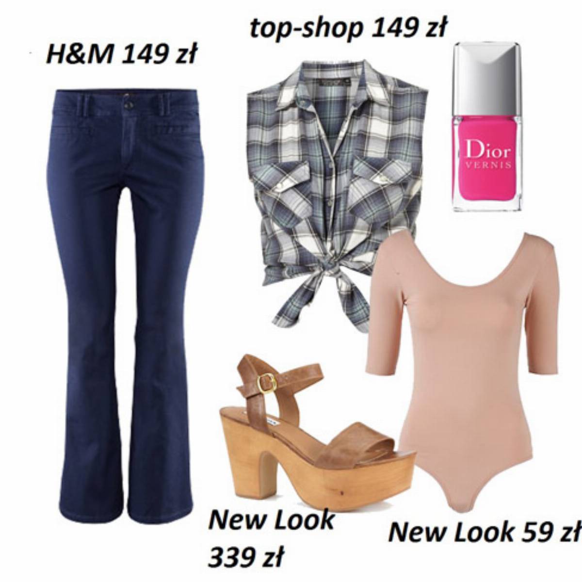 zestaw_5 spodnie z wysokim stanem, moda wiosna lato 2012, moda trendy modne spodnie 2012