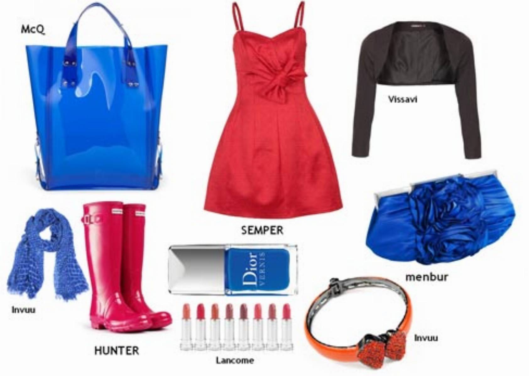 Kalosze - stylizacje wiosna 2012