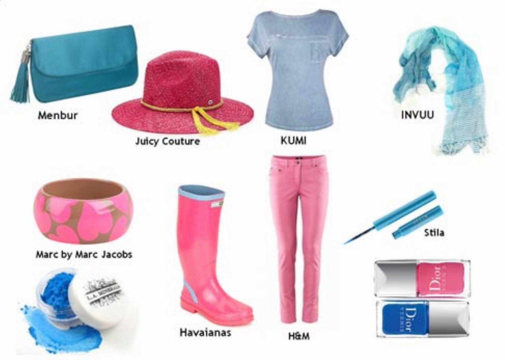 Kalosze - stylizacje wiosna 2012