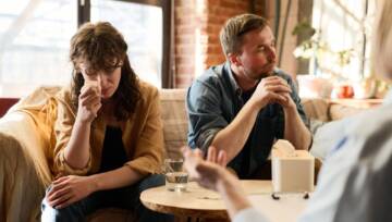 Depresyjna młoda para