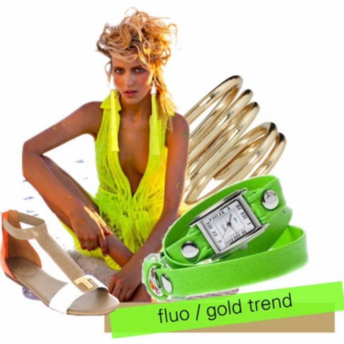 Biżuteria Cocktail'me - fluo/gold trend