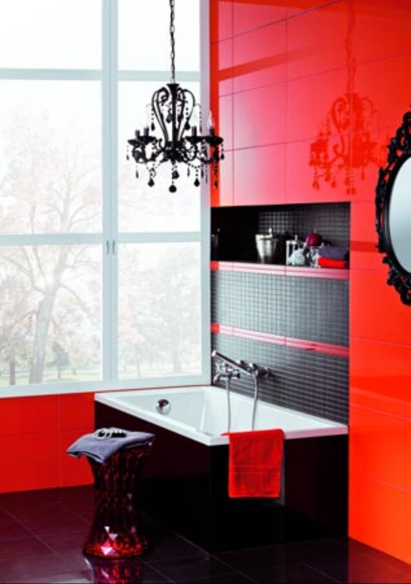 Łazienka w brokacie