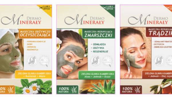 Maseczki do twarzy – DERMO MINERAŁY na bazie zielonej glinki kambryjskiej