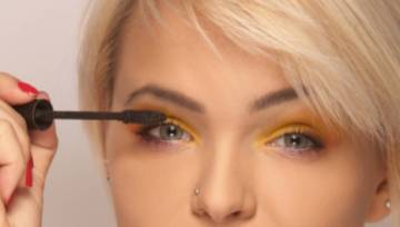 makijaż żółty lato 2012