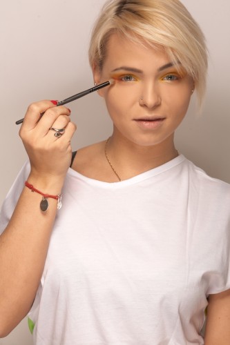 makijaz zolty lato 2012 6 makijaż żółty lato 2012