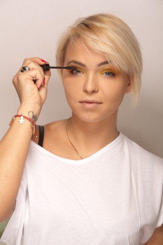 makijaz zolty lato 2012 7 makijaż żółty lato 2012