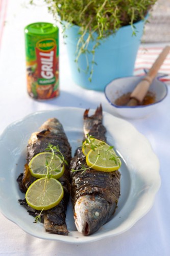 ryba-w-lisciach-winogron-3 ryba-w-liściach-winogron grillowana, ryba na grilla