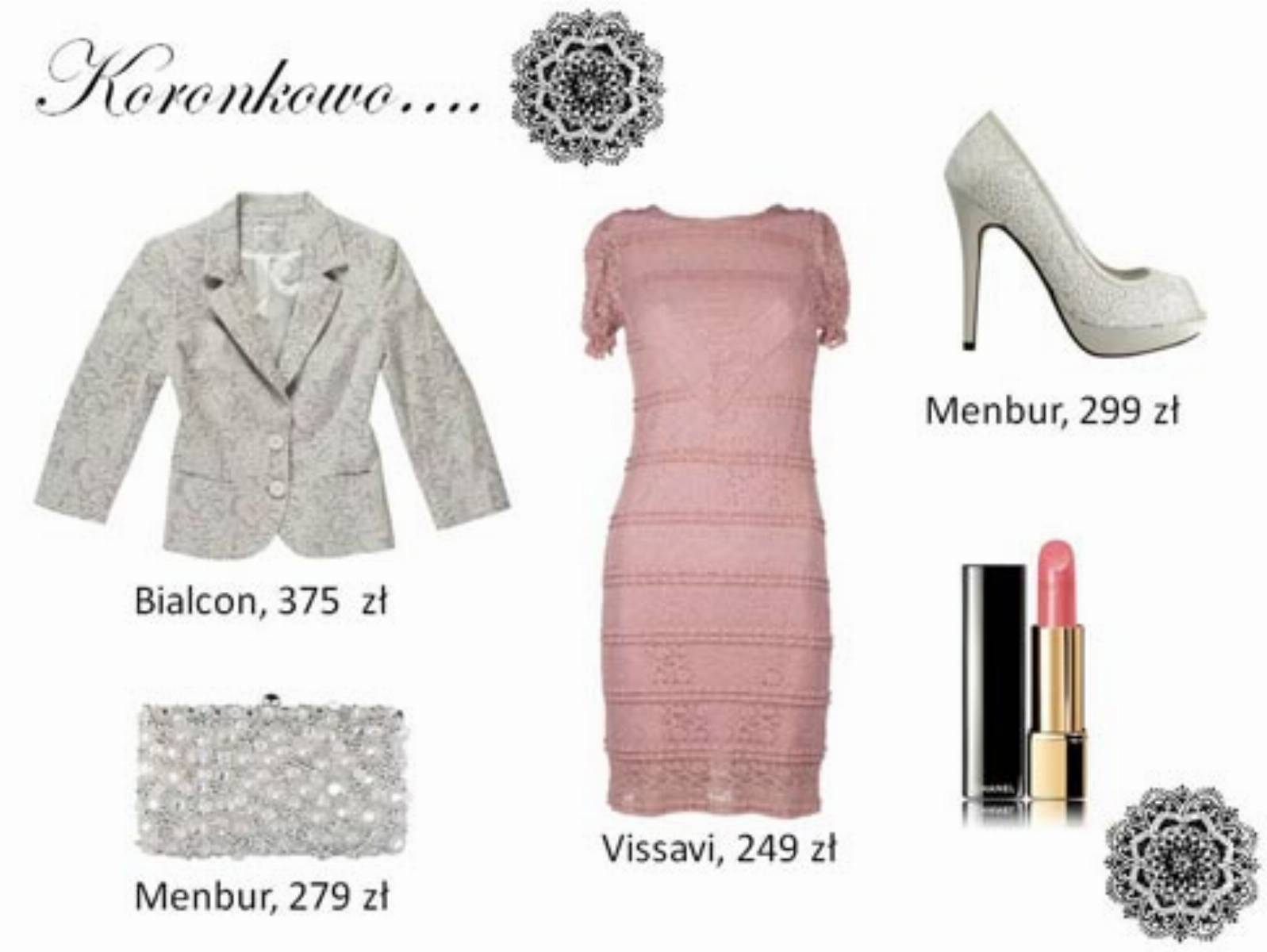 Stylizacje z motywem koronki Stylizacje z motywem koronki