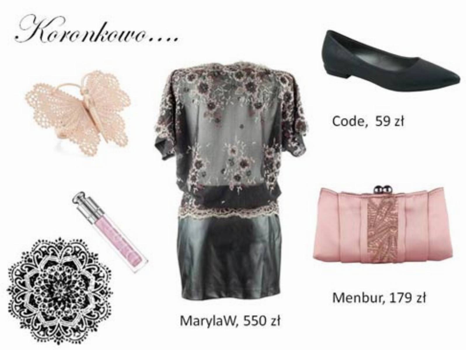 Stylizacje z motywem koronki Stylizacje z motywem koronki