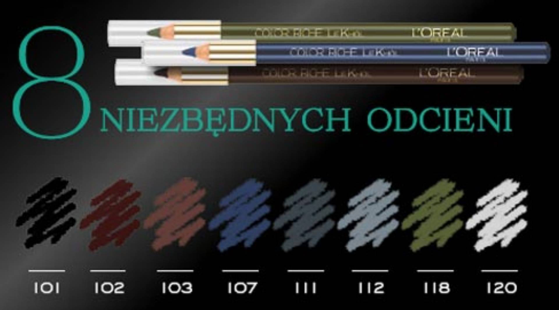 L'Oreal kredki do oczu