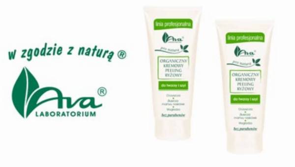 Nowatorski organiczny kremowy peeling ryżowy do twarzy i szyi z serii Pro Natura!