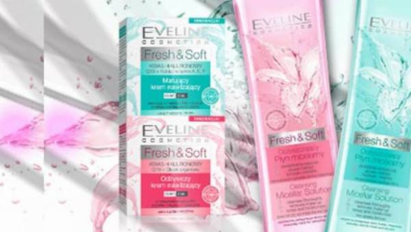 Nowości Eveline – seria Fresh & Soft – potrójny efekt oczyszczania skóry
