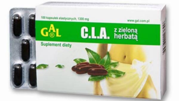 Zredukuj zbędne kilogramy z C.L.A. z zieloną herbatą firmy GAL