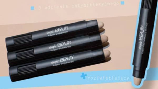 Korektory od Simple Beauty – antybakteryjny i rozświetlający
