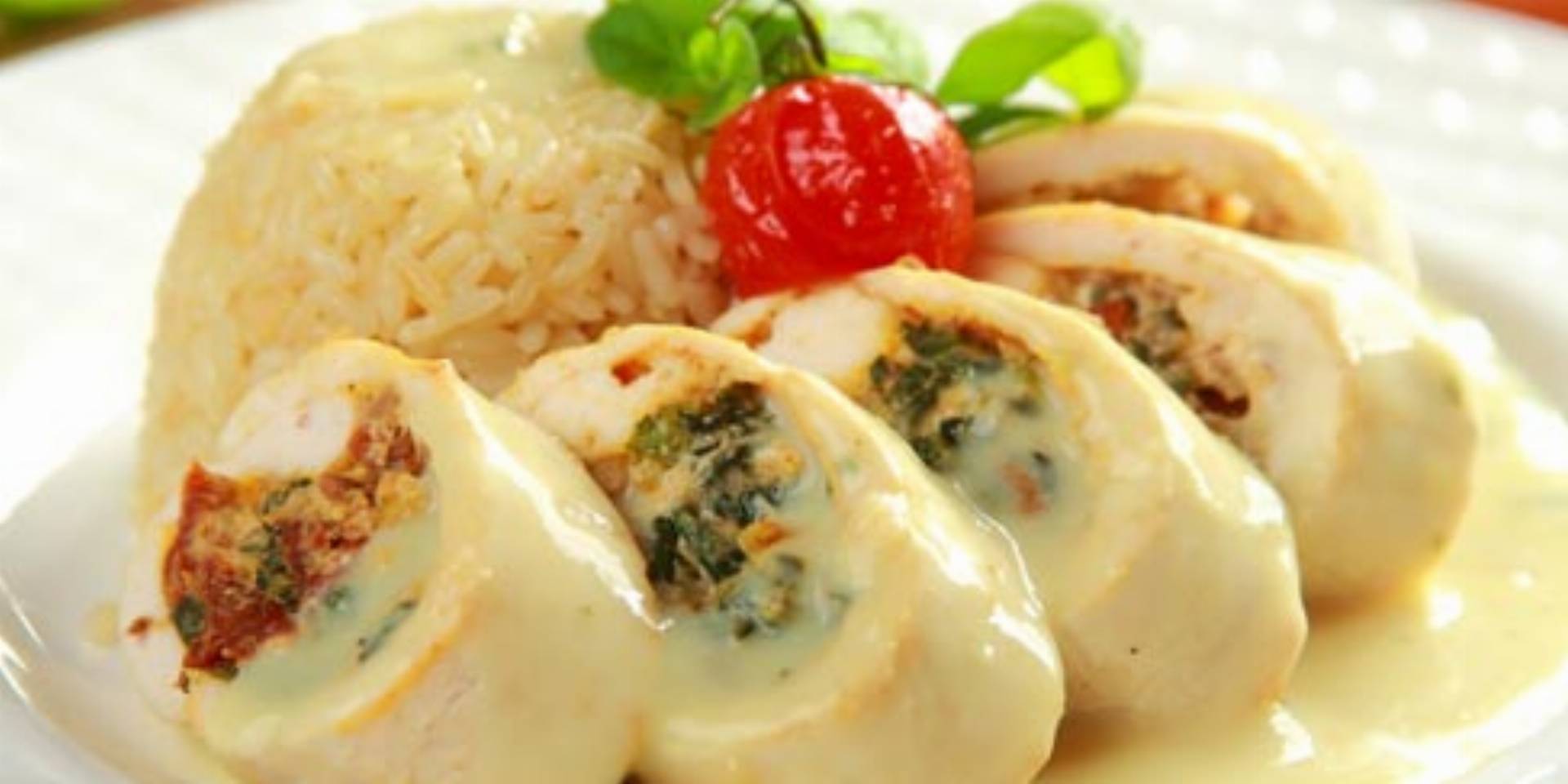 Roladki z piersi kurczaka Roladki z piersi kurczaka