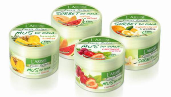 Medal „Najlepszy Produkt 2013 – Wybór Konsumentów” dla owocowych musów i sorbetów do ciała, linii Frutti Relax, L’ARISSE