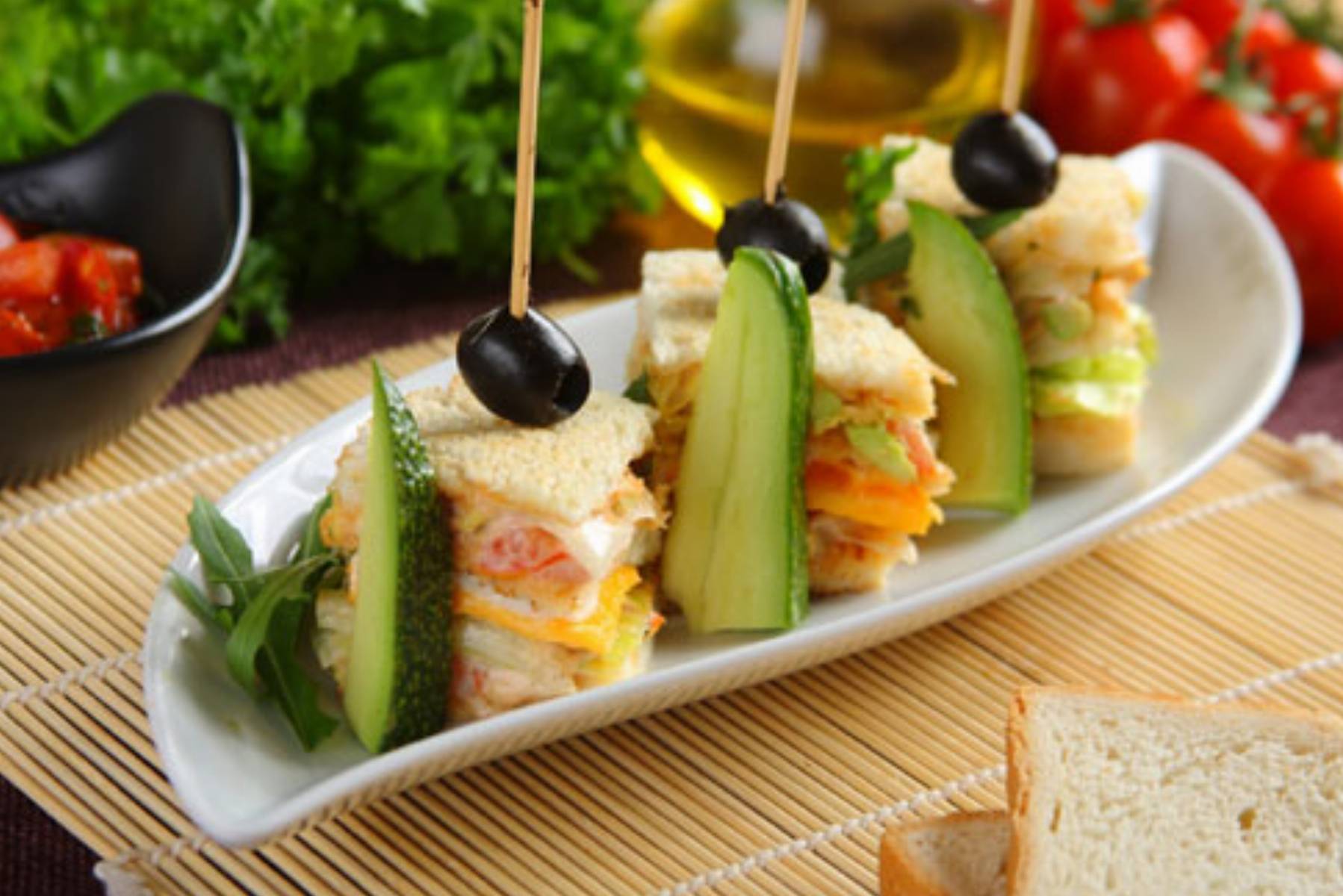 Mini kanapka klubowa Mini kanapka klubowa