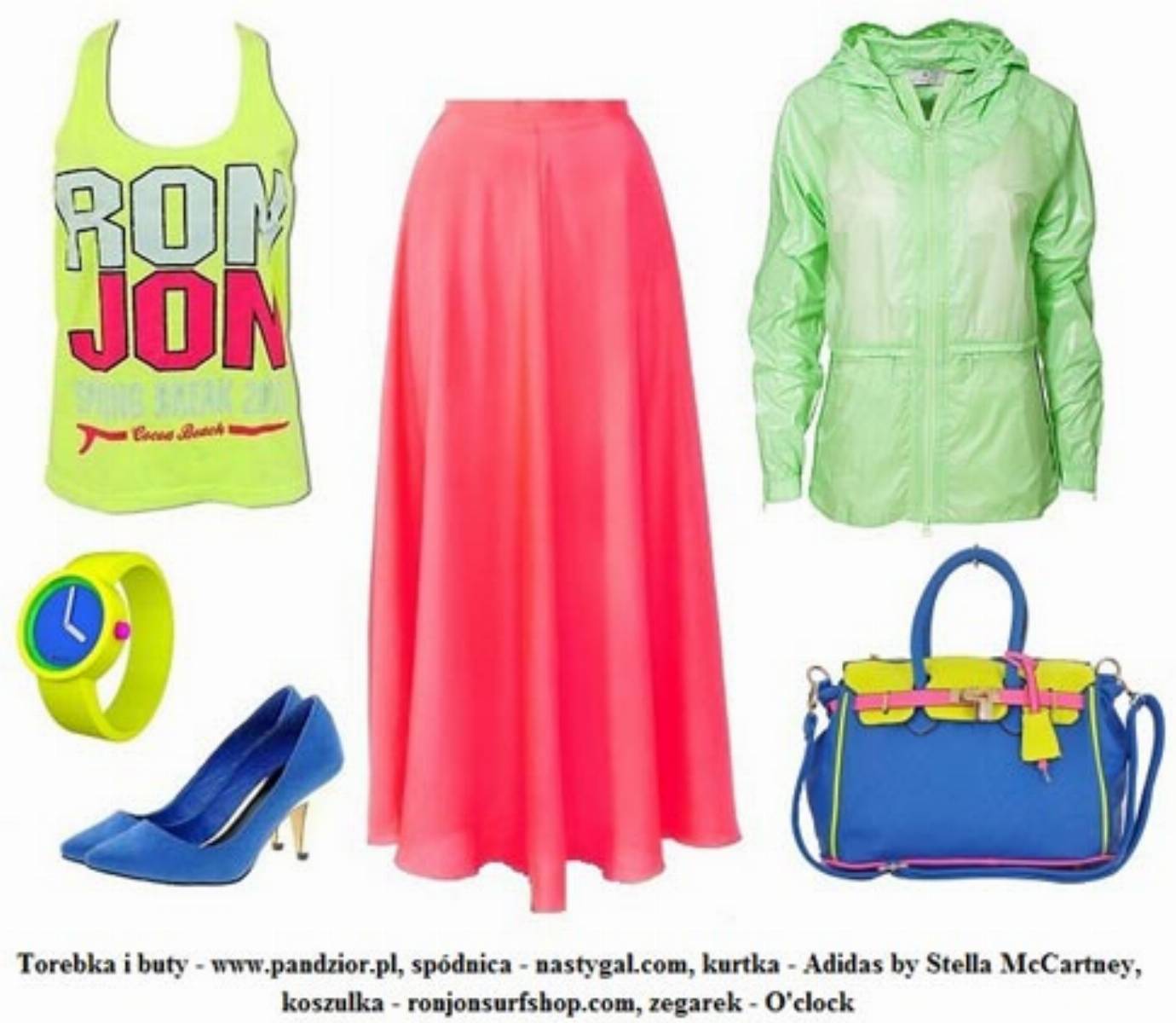 Neonowy total look (2)