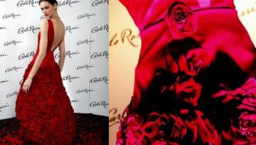 Kreacja Carlo Rossi z tysięcy płatków róż hitem tegorocznego Fashion Week Poland