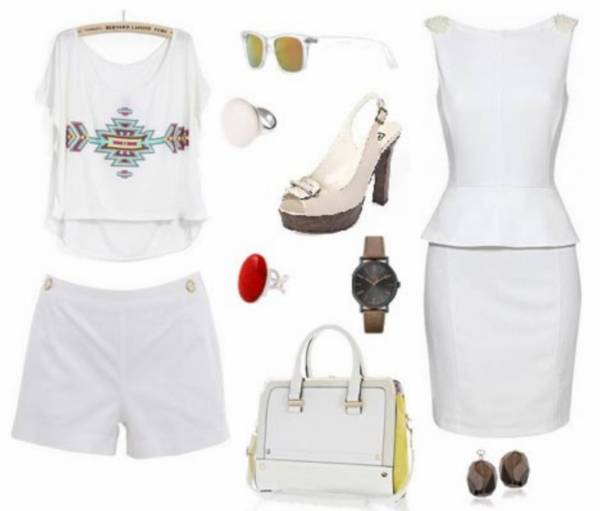 Stylizacje Nessi - biel