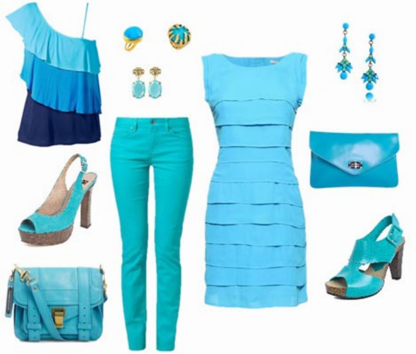 Stylizacje Nessi - lazur