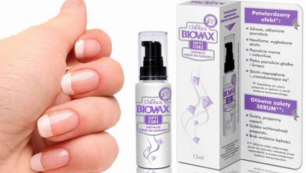 Odżywcze serum do paznokci Opti Cure z serii Biovax