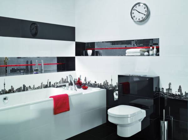 siła kontrastów w łazience siła kontrastów w łazience