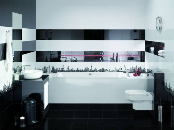 siła kontrastów w łazience siła kontrastów w łazience