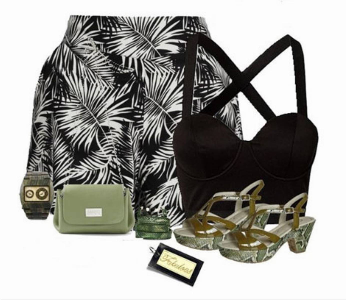 Krotki top -stylizacja (2)