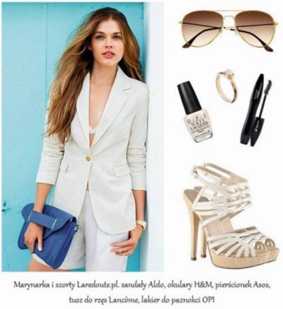 Stylizacja - biala marynarka (3)