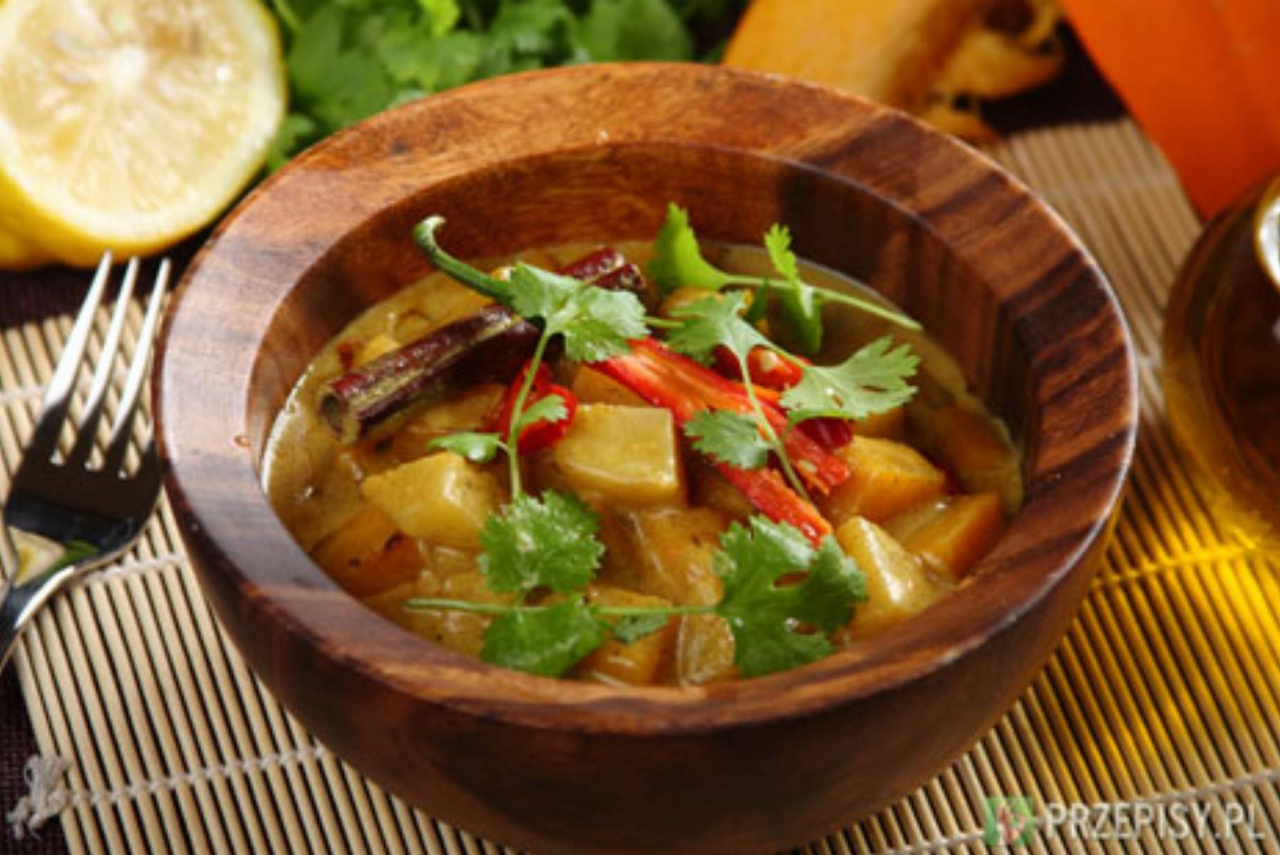 Curry z smazonej dyni