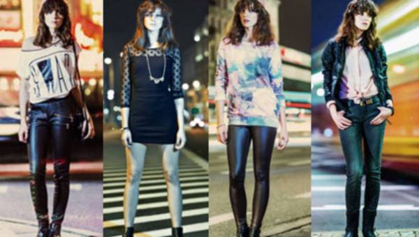 Miasto nocą – zimowy lookbook HOUSE