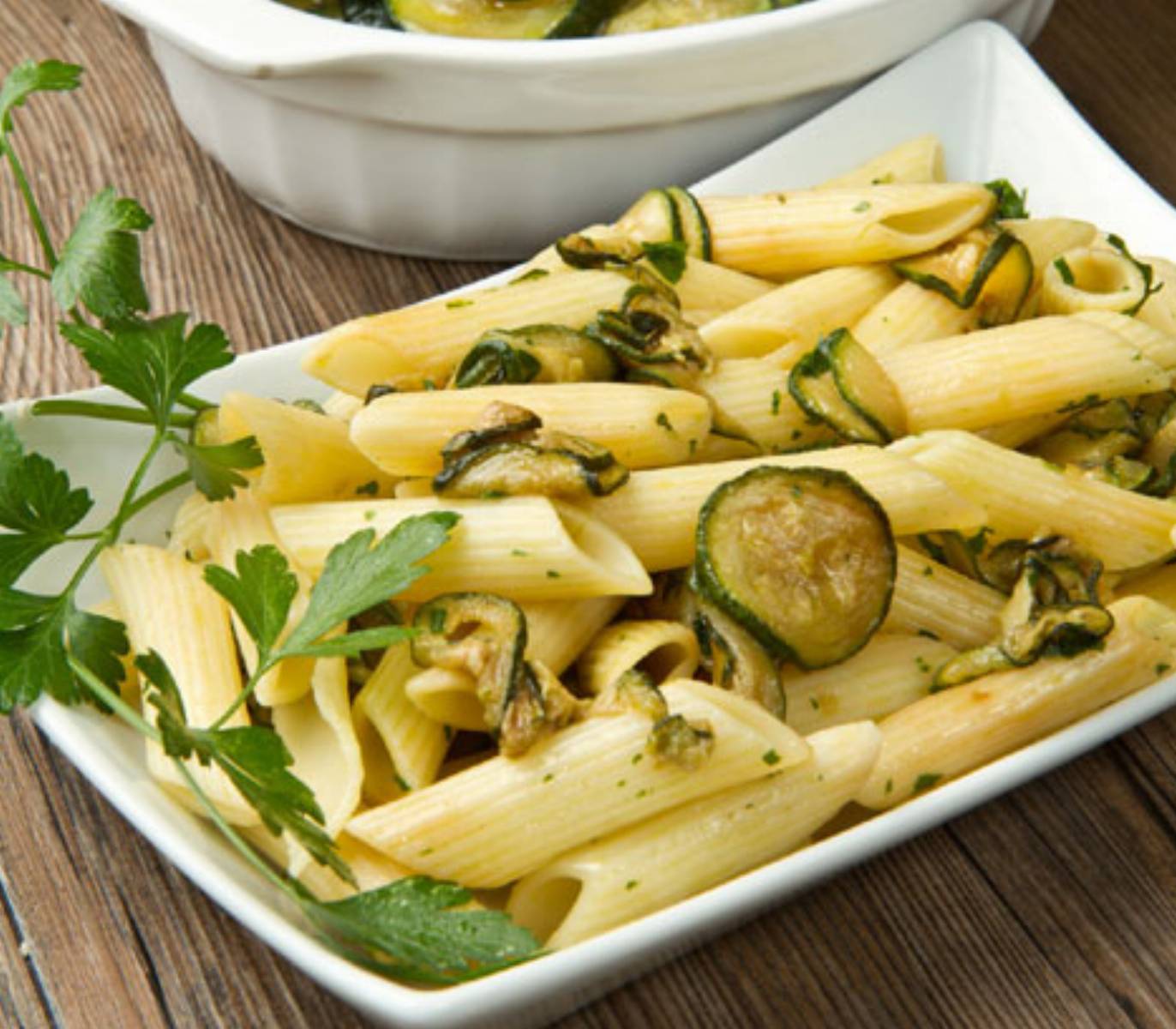 Penne z cukinia