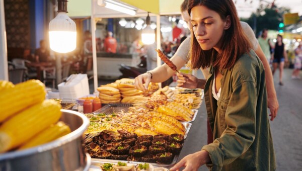 Para na rynku Street Food