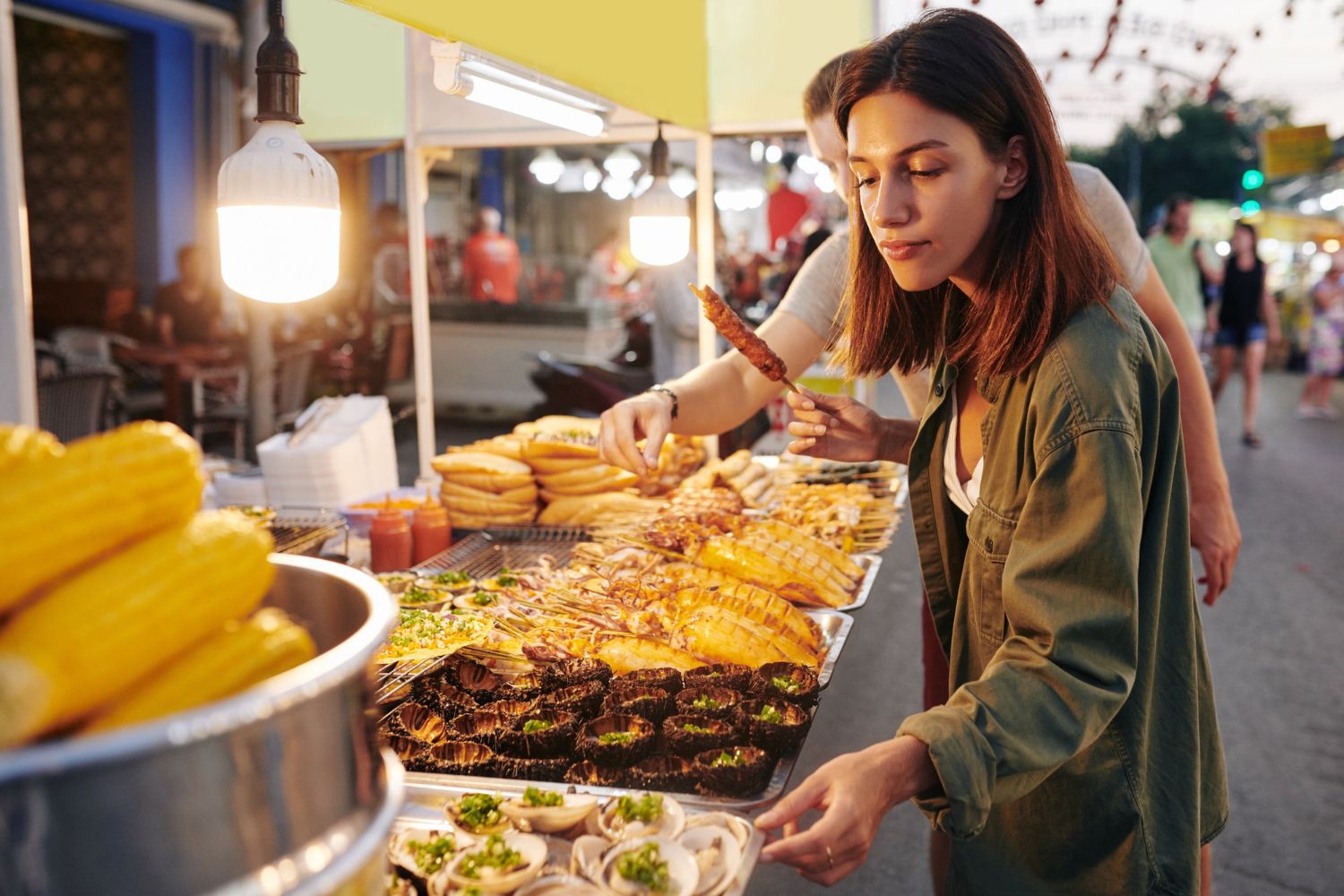 Para na rynku Street Food