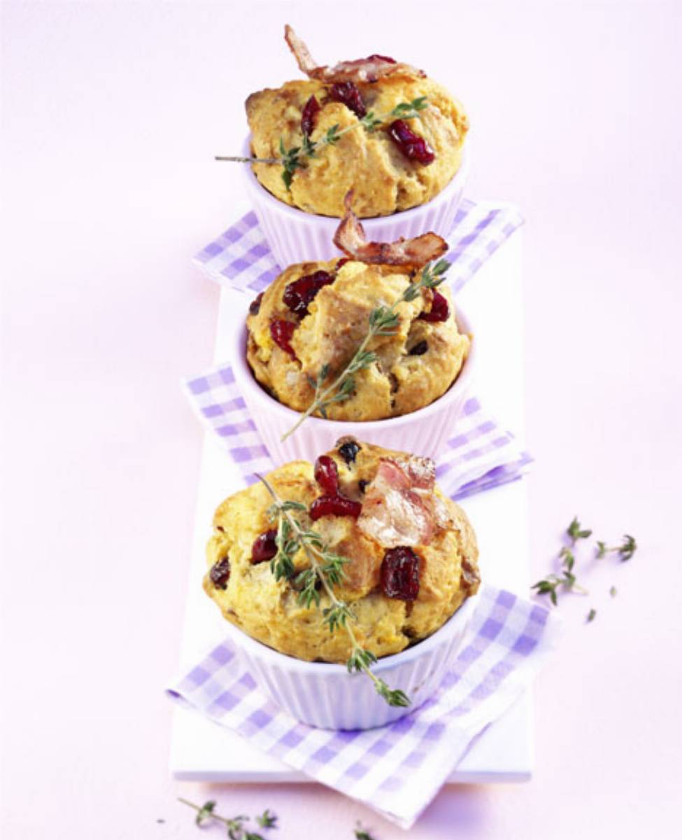 Muffiny z batatami i cranberries