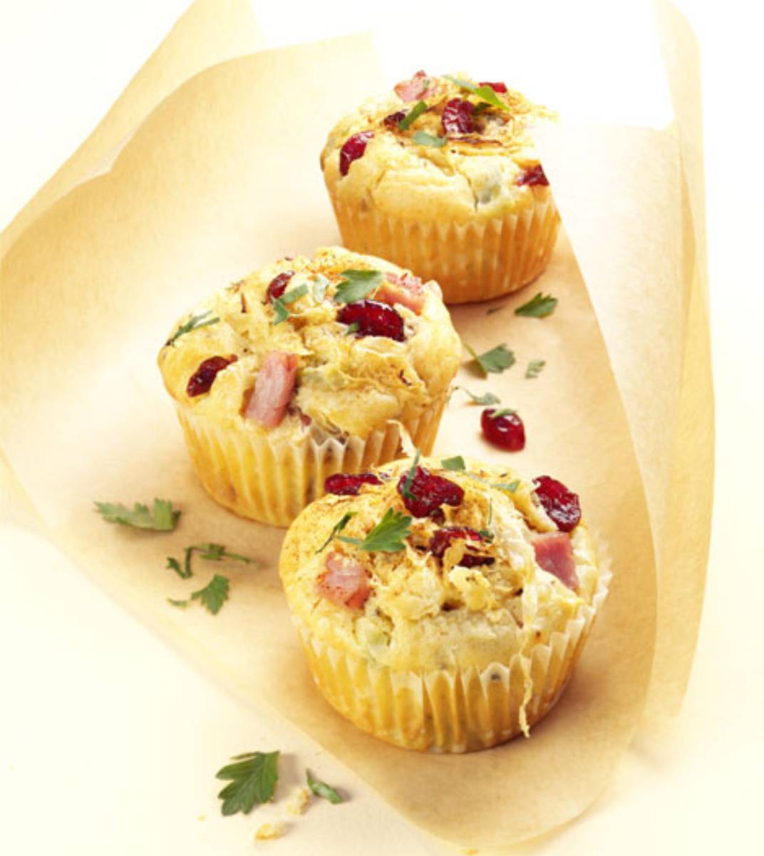 Muffiny z kiszona kapusta i cranberries