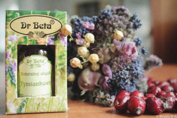 Olejek tymiankowy Dr Beta fot. Wirginia Bryll